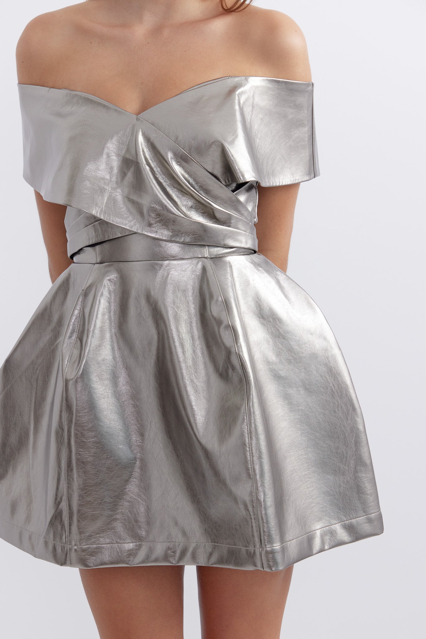 Platinum silver dresses hotsell